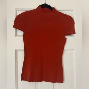 70s style Mock Neck Top